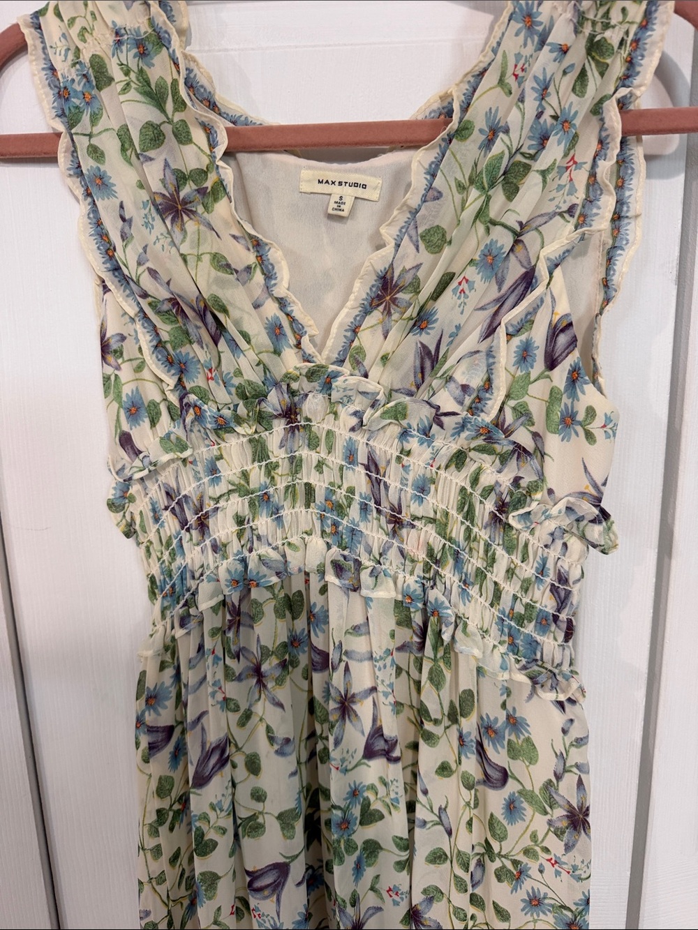 Max studio maxi floral dress